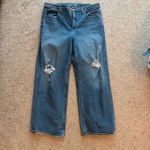 Old Navy Straight Leg Blue Jeans
